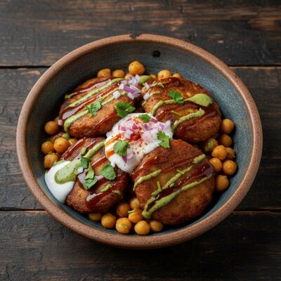Aloo Tikki Chaat